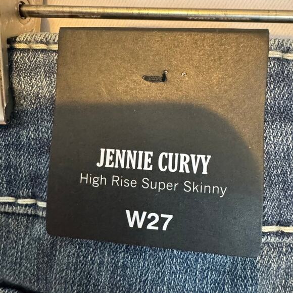 True Religion Jennie Curvy High Rise Super Skinny Jeans W27 Big T Resistence NWT - Picture 7 of 12
